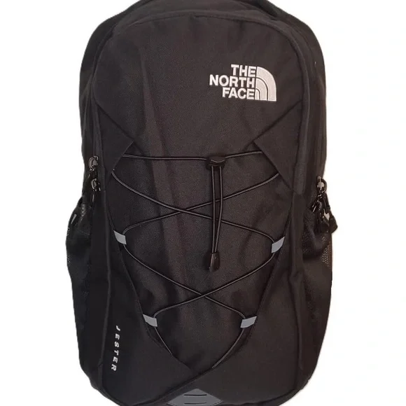 The North Face Black Unisex Jester Backpack with Padded Straps - Picture 1 of 9